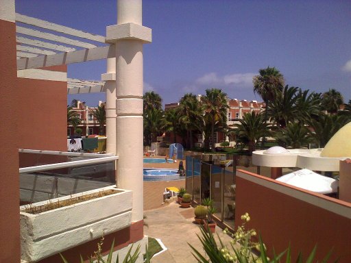 View from the balcony in Feurteventura