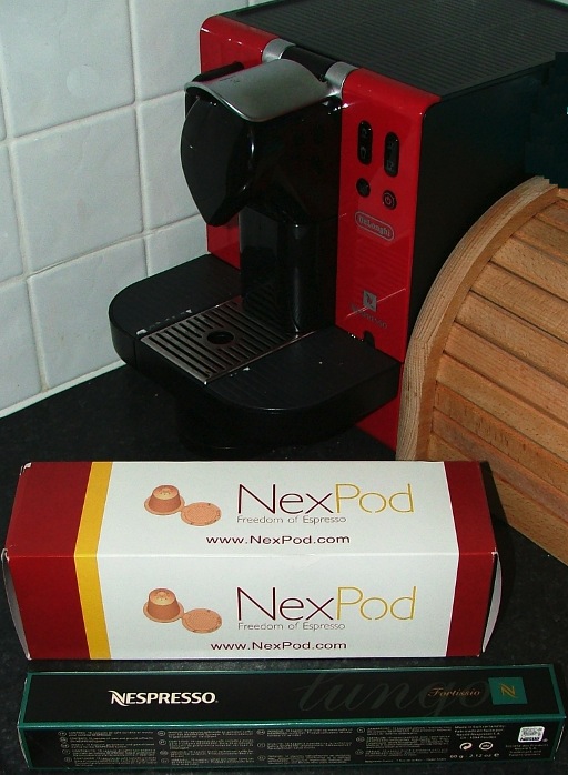Nexpods, Nespresso Pods and Nespresso Machine Nespresso machine, Nexpods and Nespresso pods