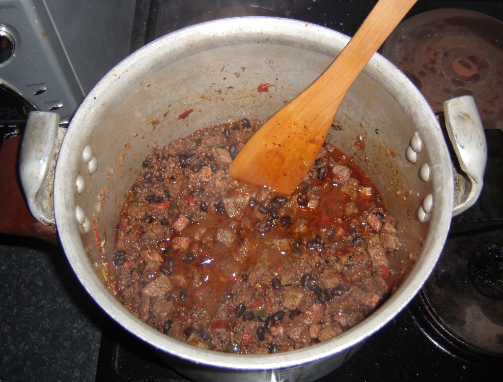 Chilli step six - pop the lid