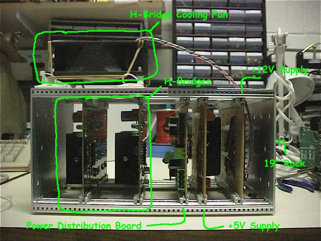 Dagda's main electronics rack