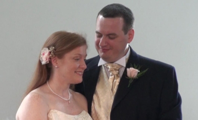 Wedding Claire and me just after getting married!