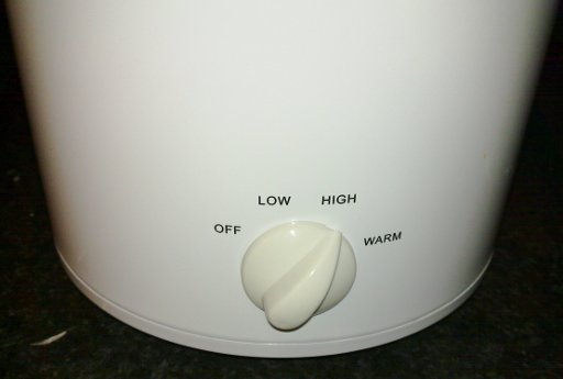 Crockpot controls...