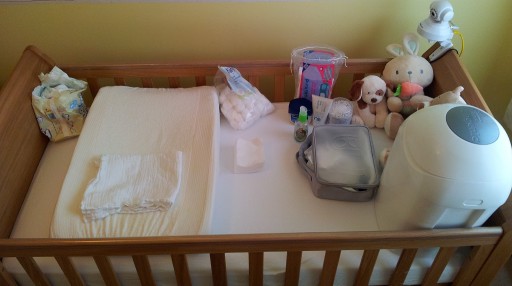 Nappy changing station
