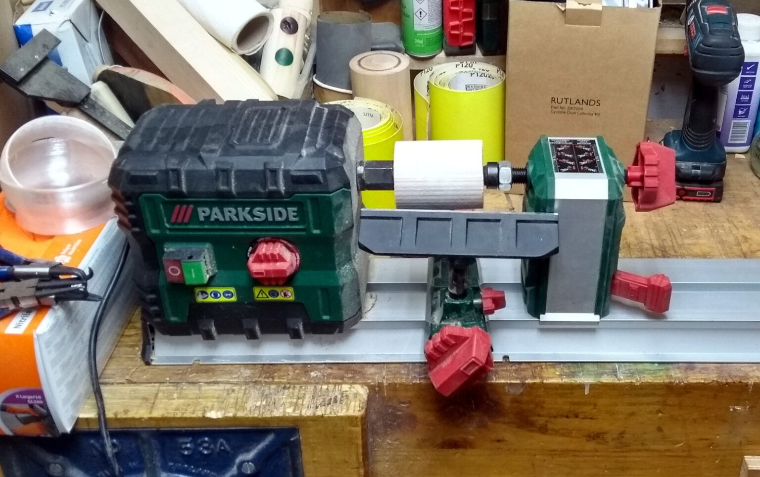 Lidl Parkside Lathe, part fin Stochastic Geometry